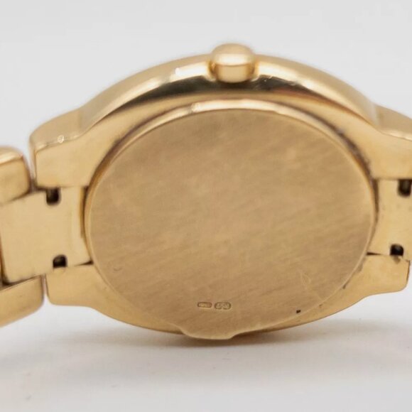 Factory Rolex Ladies 18k Gold 2ct Diamond Bezel Watch! WOW!